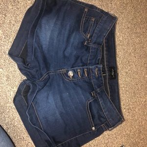 Denim shorts